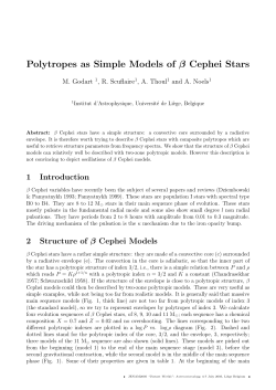 Polytropes as Simple Models of &beta; Cephei Stars