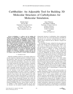 CarbBuilder: An Adjustable Tool for Building 3D Molecular