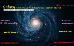 Environmental Degradation - Galaxy: International Multidisciplinary