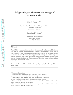 arXiv:math/0305414v1 [math.GT] 29 May 2003
