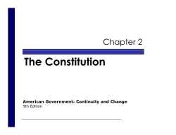 the Constitution - Redlands Community College