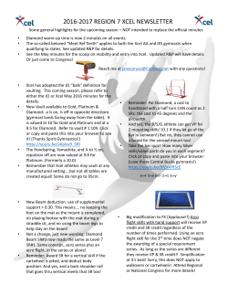 2016 R7 Xcel newsletter
