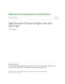Eight Principles for Property Rights in the Anti
