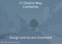 Design and Access Statement 17 Obelisk Way, Camberley