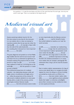 Medieval visual art - Mondadori Education
