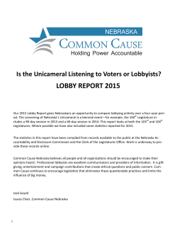 2015 Lobby Report