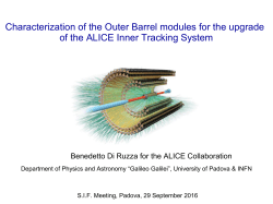 Characterization of the Outer Barrel modules for the upgrade of the