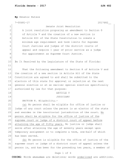SJR 482 - The Florida Senate