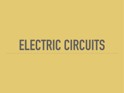 Electric circuits
