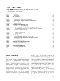 3.06 Earth Tides