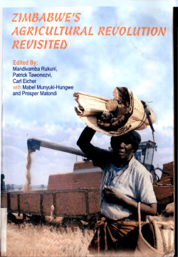 ZIMBABWE`S AGRICULTURAL REVOLUTION REVISITED