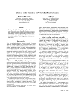 Efficient Utility Functions for Ceteris Paribus Preferences