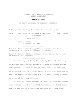 Appeals - New York State Unified Court System