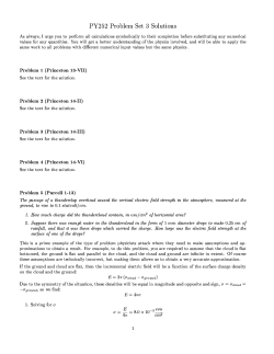 PY252 Problem Set 3 Solutions As always, I urge you to perform all