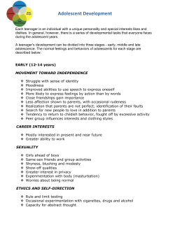 Adolescent Development