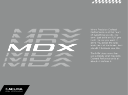 MDX Brochure