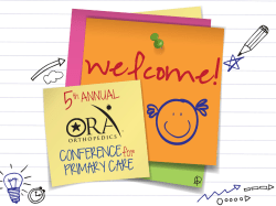 Measuring Outcomes in Orthopaedic Care