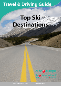 Ski Destinations Travel and Driving Guide