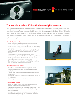 The world`s smallest 10X optical zoom digital camera.