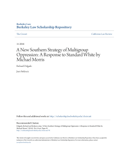 A New Southern Strategy of Multigroup Oppression