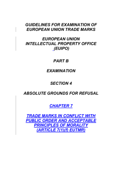 part b examination - euipo