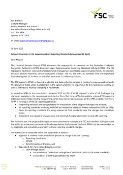 Pat Brennan - Australian Prudential Regulation Authority