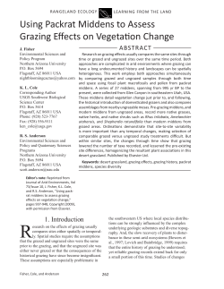 Fisher, J., Cole, K.L. and Anderson, R.S. 2006.