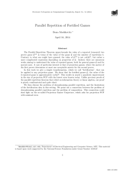 Parallel Repetition of Fortified Games