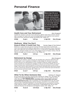 Personal Finance - Hastings Community Education
