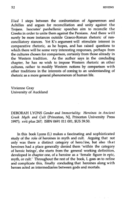 Iliad I steps between the confrontation of Agamemnon and Achilles