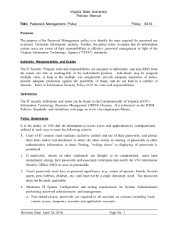 6315. Password Management Policy