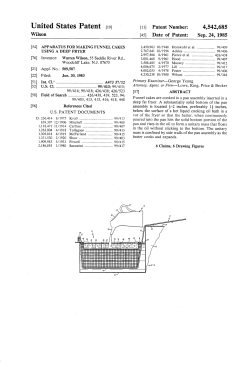 Apparatus for making funnel cakes using a deep fryer