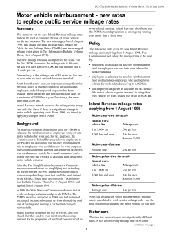 Tax Information Bulletin Volume 7 Number 1