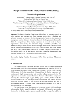 Design and analysis of a 1-ton prototype of the Jinping Neutrino