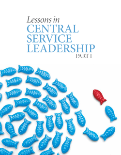 CENTRAL SERvICE LEADERSHIP
