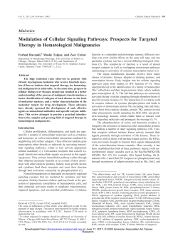 Modulation of Cellular Signaling Pathways