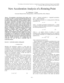 New Acceleration Analysis of a Rotating Point