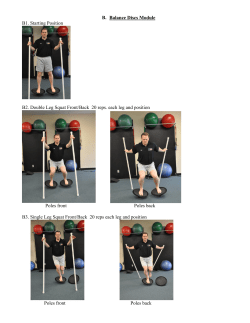 B. Balance Discs Module B1. Starting Position B2