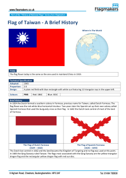 Flag of Taiwan - A Brief History