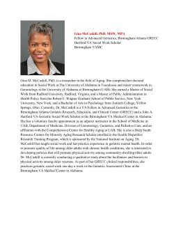 Gina M. McCaskill, PhD, MSW, MPA