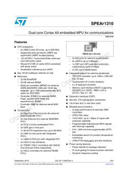 SPEAr1310 - STMicroelectronics