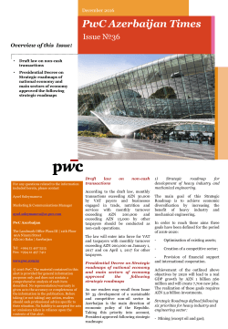 PwC Azerbaijan Times