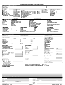 Form 1008 - Fannie Mae