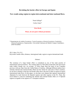 Revisiting the border effect in Europe and Spain: New results using