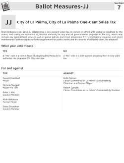 City of La Palma, City of La Palma One