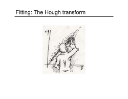 Fitting: The Hough transform