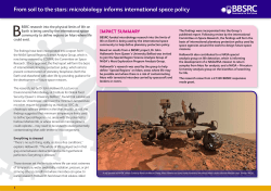 From soil to the stars: microbiology informs international