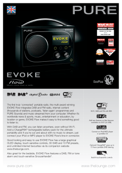 Pure Evoke Flow Fact Sheet