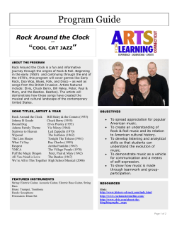 Rock Around the Clock - Arts For Learning CT
