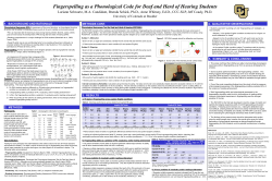 Fingerspelling ability